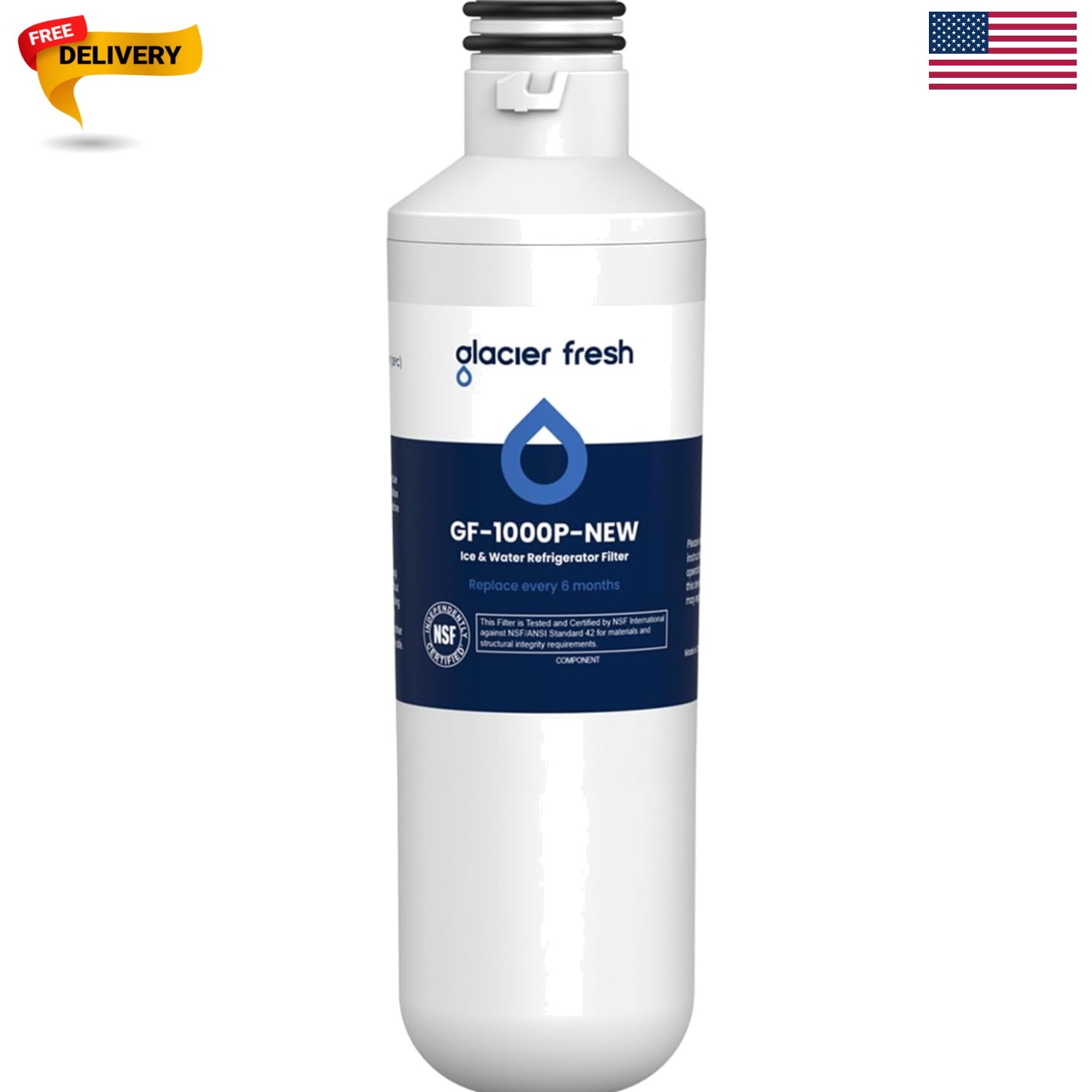 Water Filter LT1000PC Replacement for LG Refrigerator, Compatible with LG LT1…