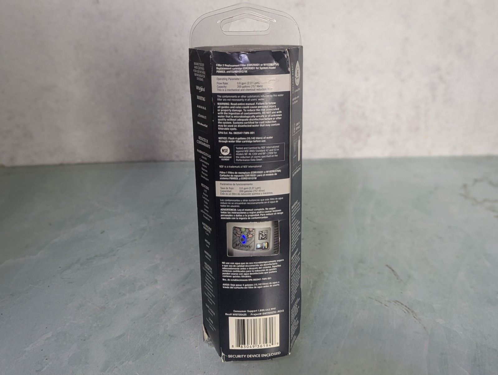 EveryDrop #2 Ice & Water Refrigerator Filter ΕDR2RXD1 New In Box
