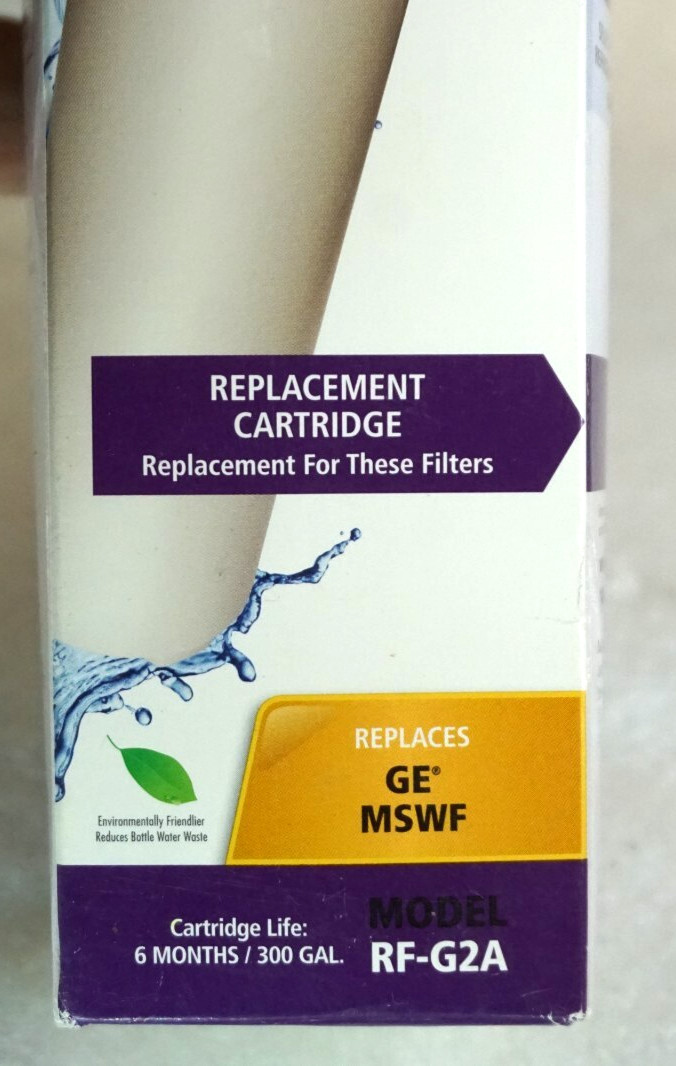 Culligan RF-G2A Advanced Filtration Cartridge Ice & Refrigerator GE-MSWF