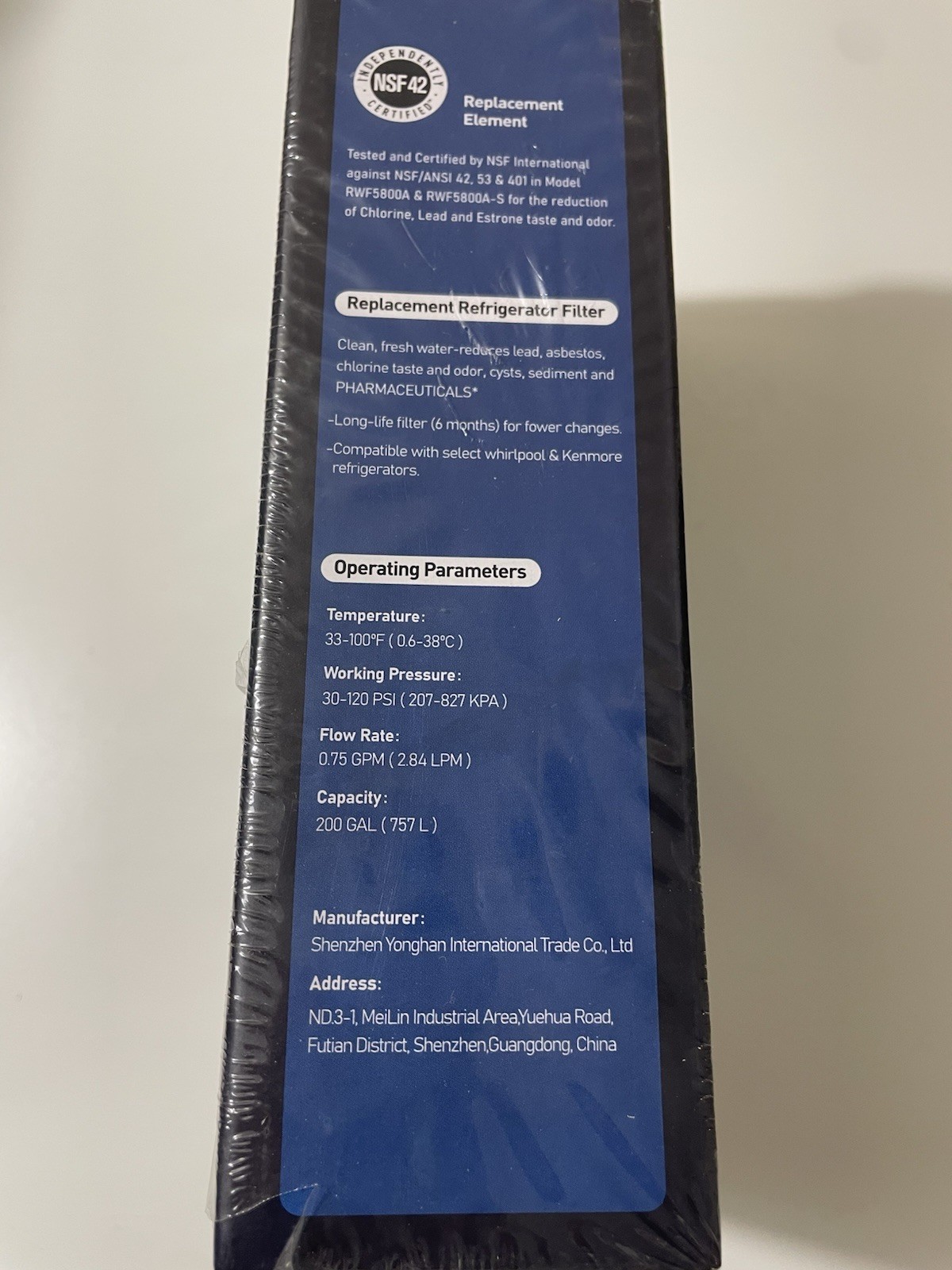 Ecley Refrigerator Water Filter – 1 Pack