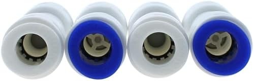 4pcs 3/8 Inch Inline Connection Check Valve Plastic Connection Check Valve for R