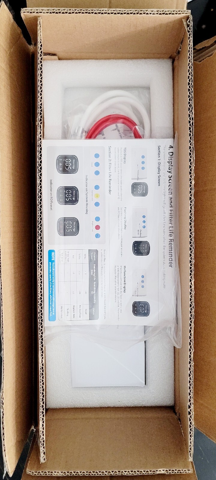 WATERDROP G3 Undersink Reverse OSMOSIS System NSF Certified Smart LED Faucet NEW