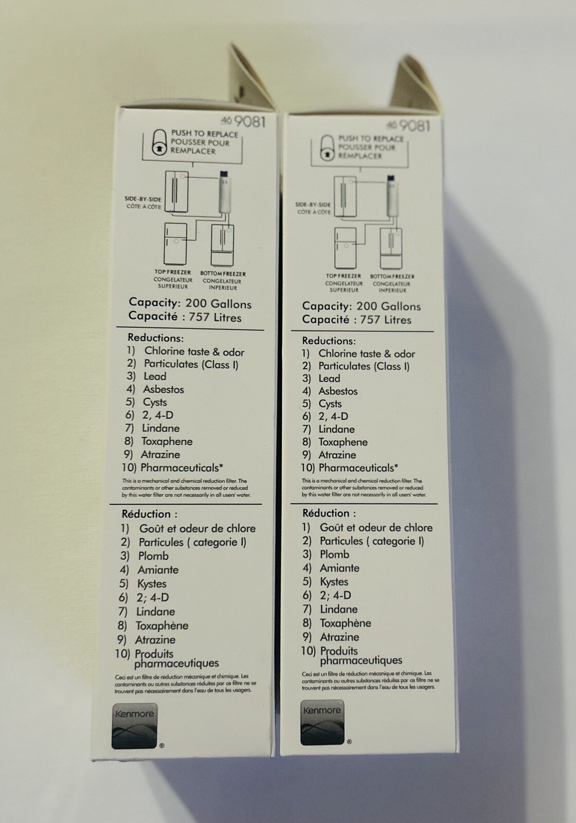 Replacement Refrigerator Water Filters For Kenmore 469081 (2 Packs)