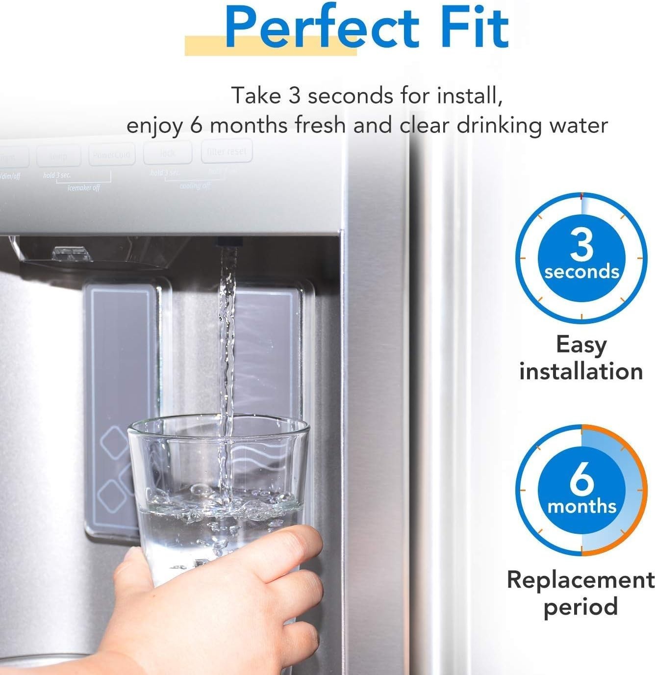 Replacement Water Filter for LG LT800P – Pure Water, Advanced Filtration Tech
