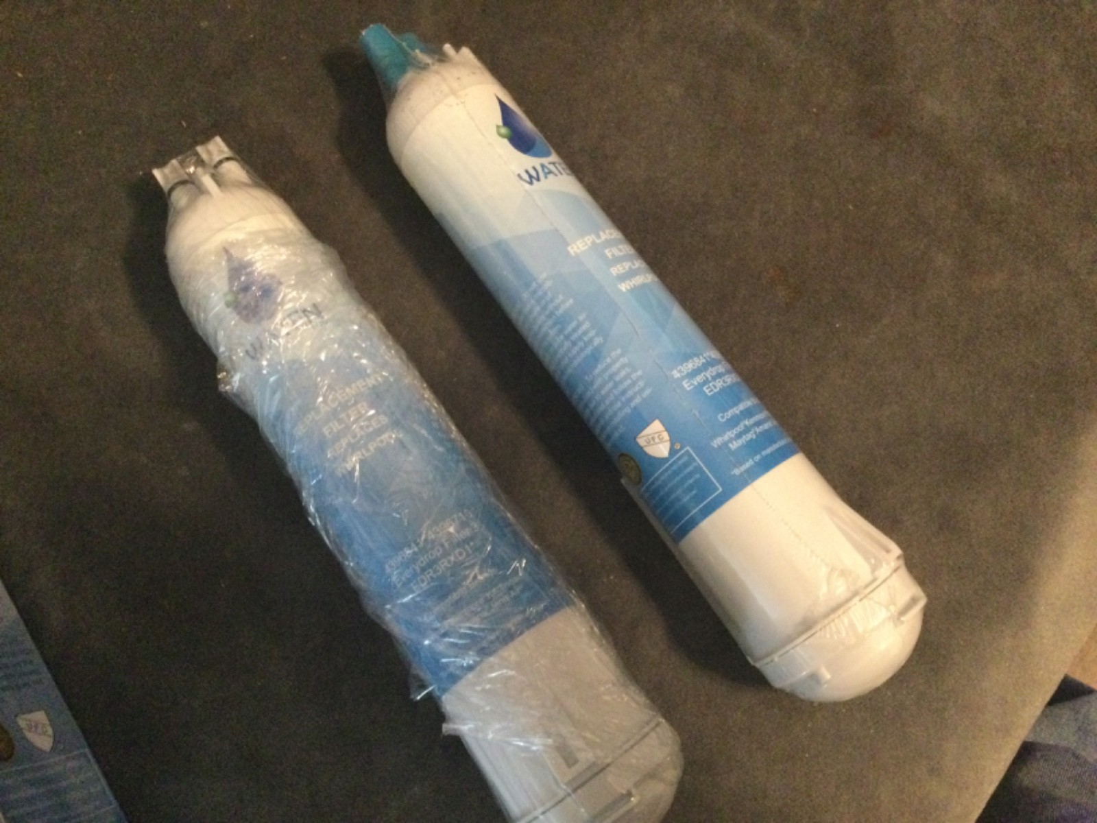 (2)WATEN H20 WATER REPLACEMENT FILTER #4396841*,#43968710,Filter 3,EDR3RXD1*FS!