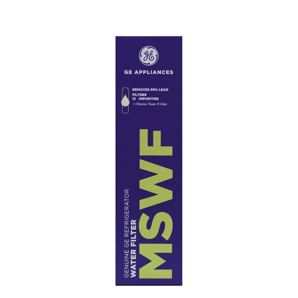 2 PACK GE MSWF SmartWater Refrigerator Replacement Water Filter New, USA