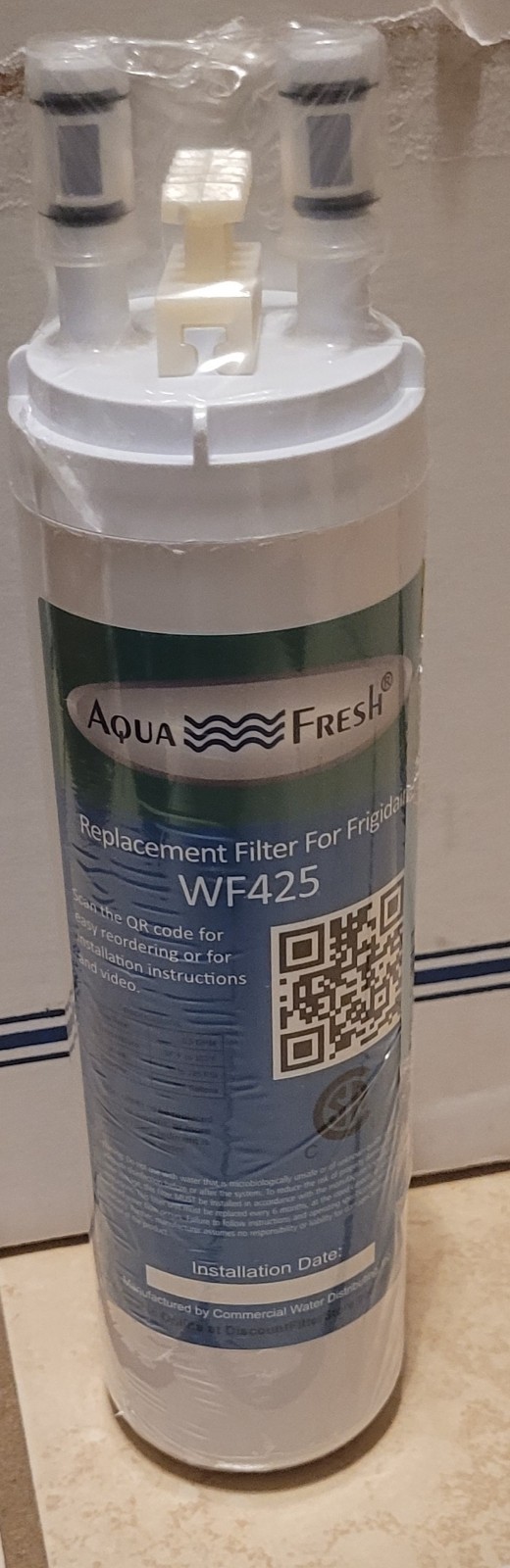 Aqua Fresh WF425 Refrigerator Water Filter Replacement For Frigidaire WF3CB