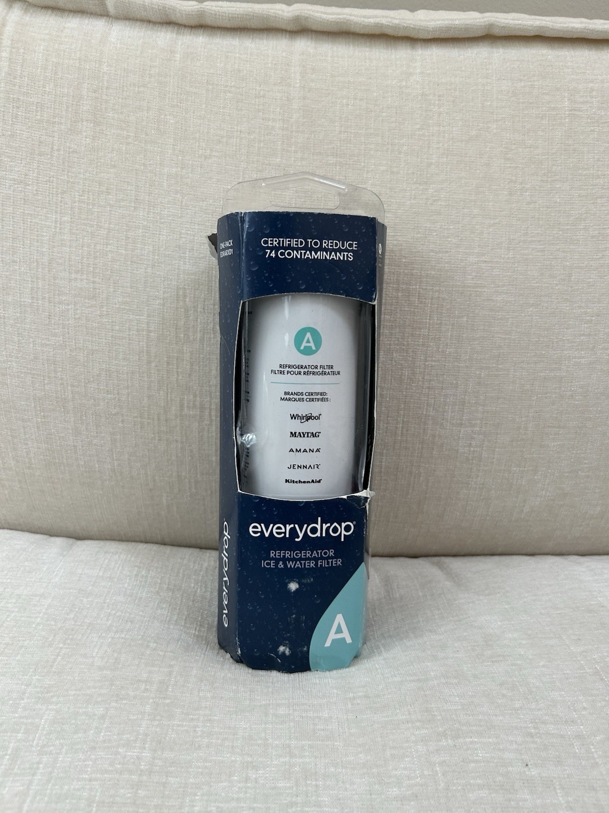 EveryDrop Filter A Water Filter New Damaged Box