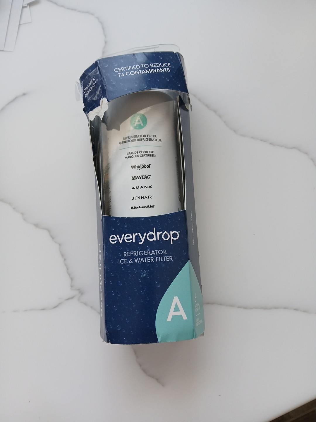 everydrop® by Whirlpool Refrigerator Water Filter A