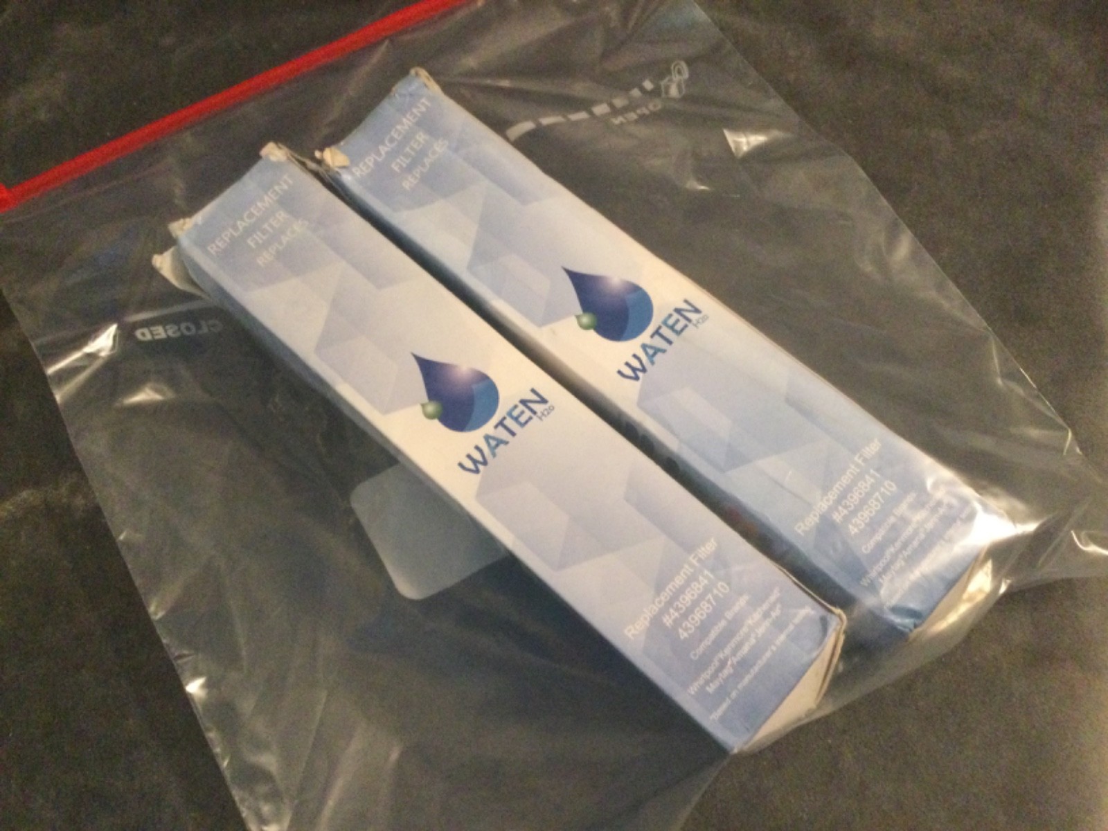 (2)WATEN H20 WATER REPLACEMENT FILTER #4396841*,#43968710,Filter 3,EDR3RXD1*FS!