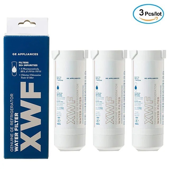 1-6 Pack GE XWFE Replacment Refrigerator Water Filter Without Chip, New in box