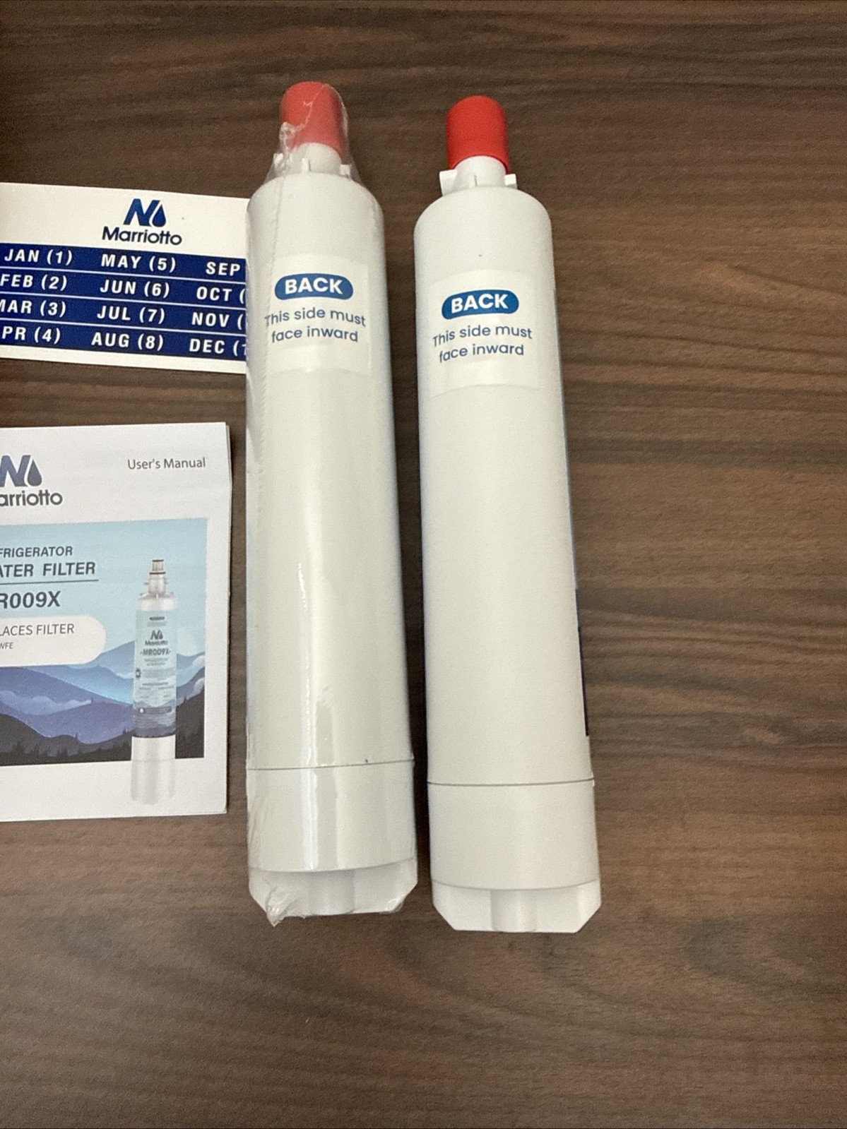 MARRIOTTO Replacement for GE Fridge RPWFE,RPWF(Built-in CHIP)Water Filter Set of