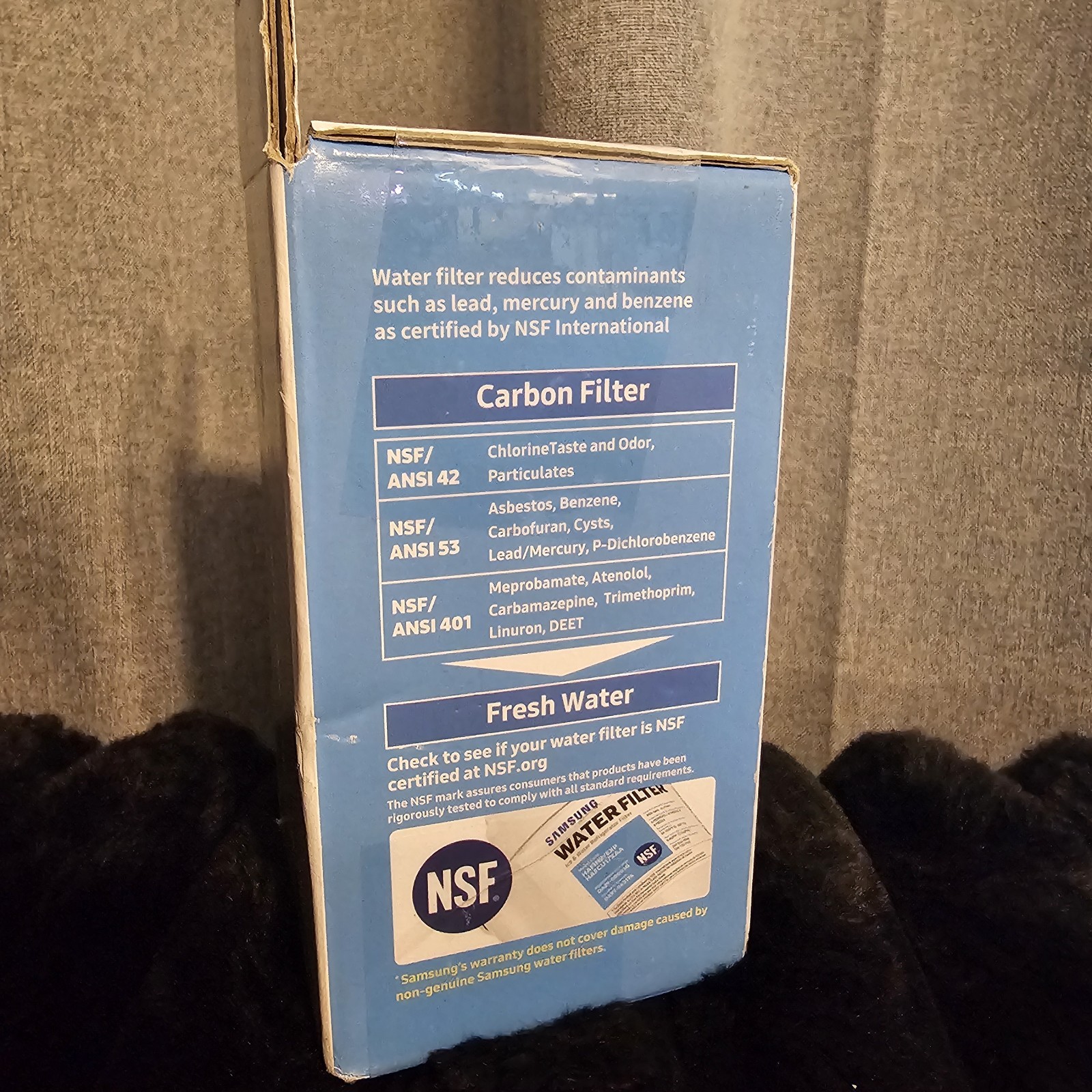 Samsung Genuine Filter for Refrigerator Water and Ice DA29-00003G Carbon Block