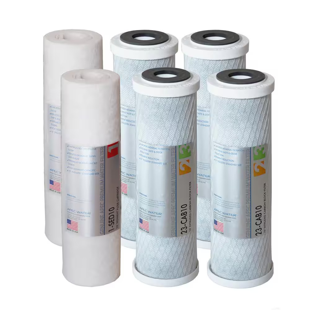 Ultimate 10 In. Super Capacity 3-Stage Replacement Pre-Filter Set (Bundle of 2 S