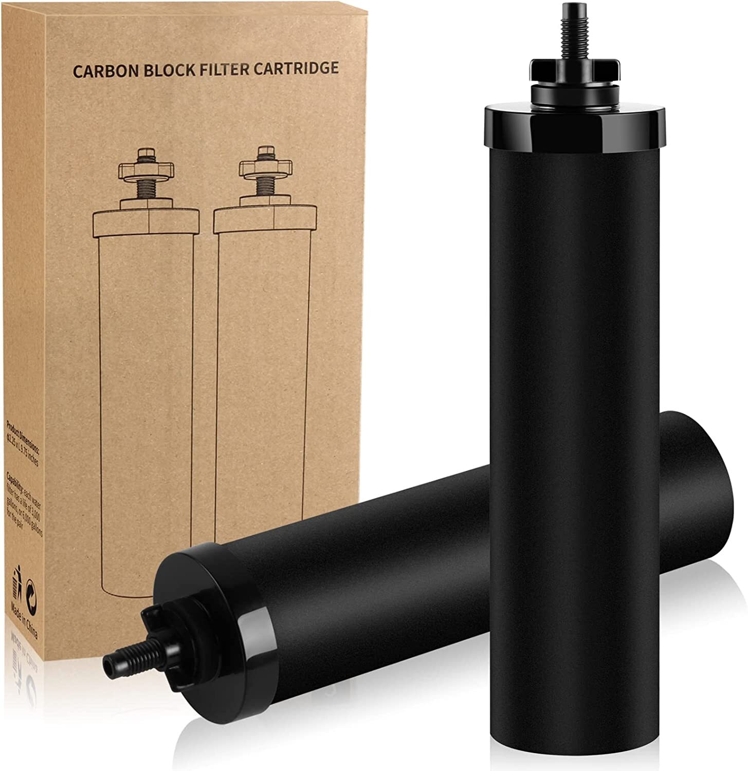 New Replacement Filters BB9-2 Black Berkey Cartridge Gravity Filter System