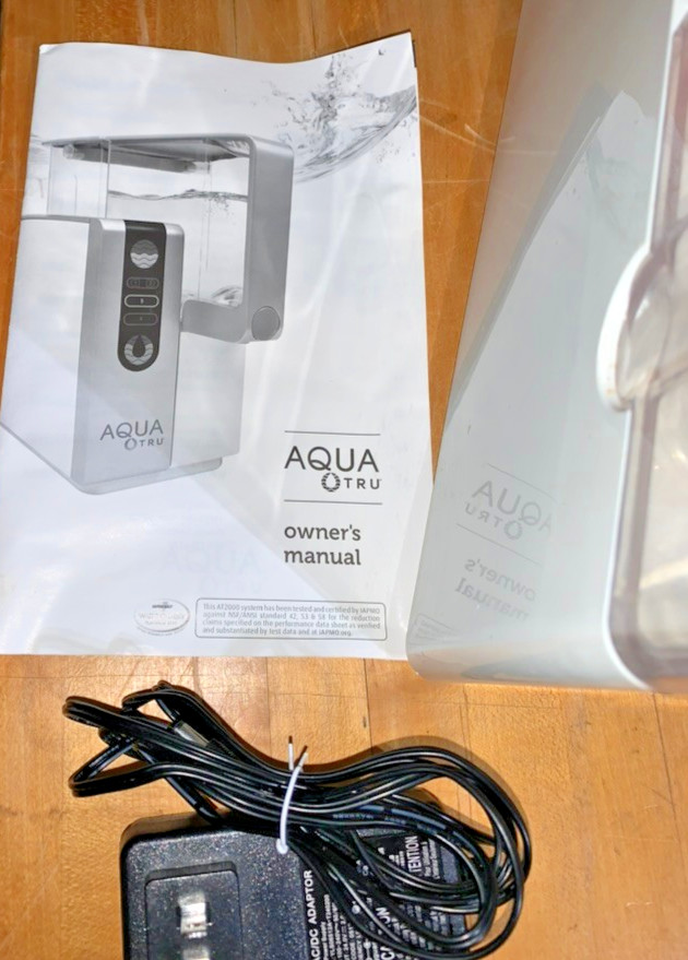 AquaTru Classic Countertop Water Filtration Purification w/ FILTERS & Extra Tank