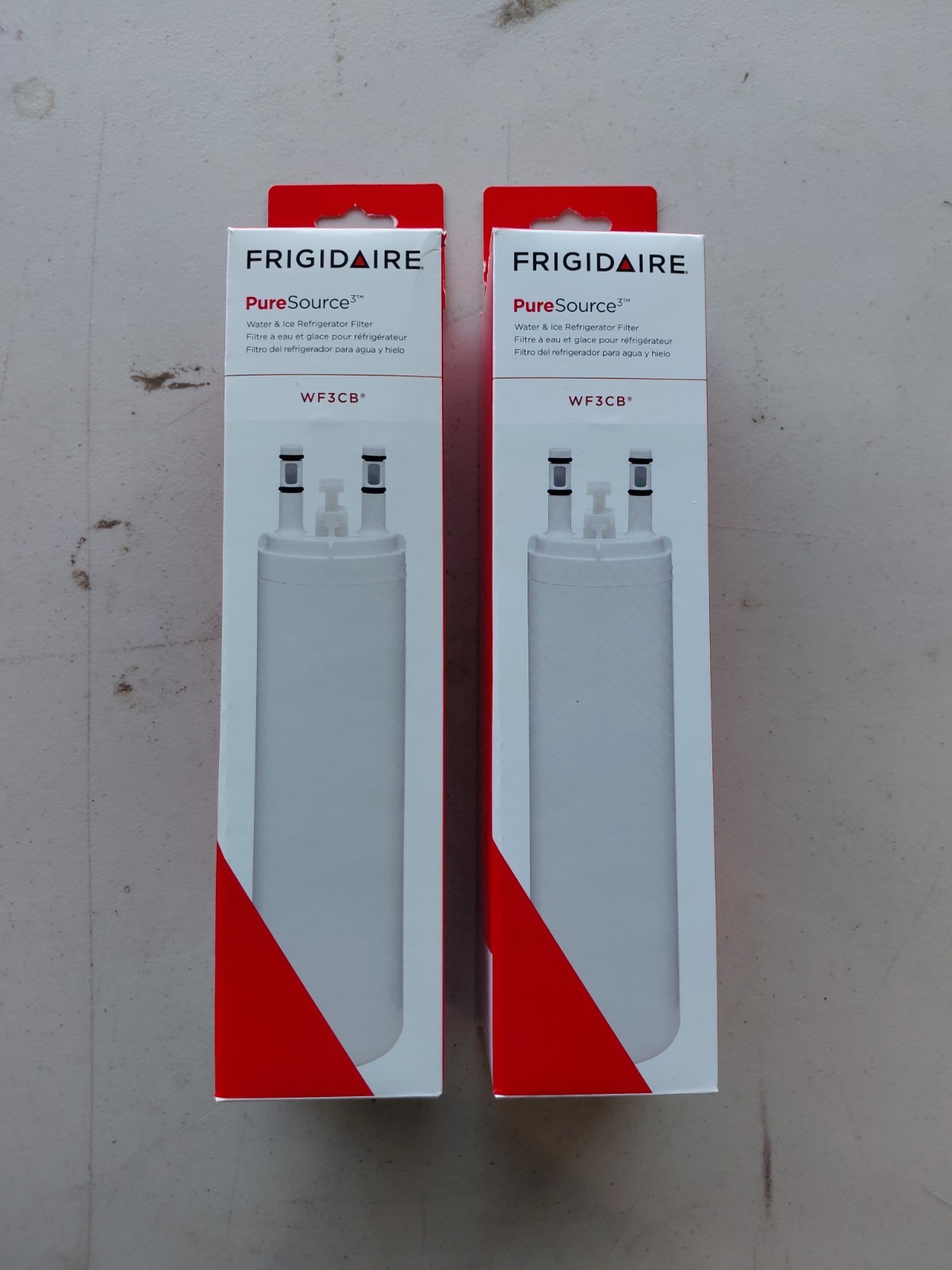 2 x Frigidaire Filter WF3CB Genuine PureSource 3 Water & Ice Refrigerator Filter