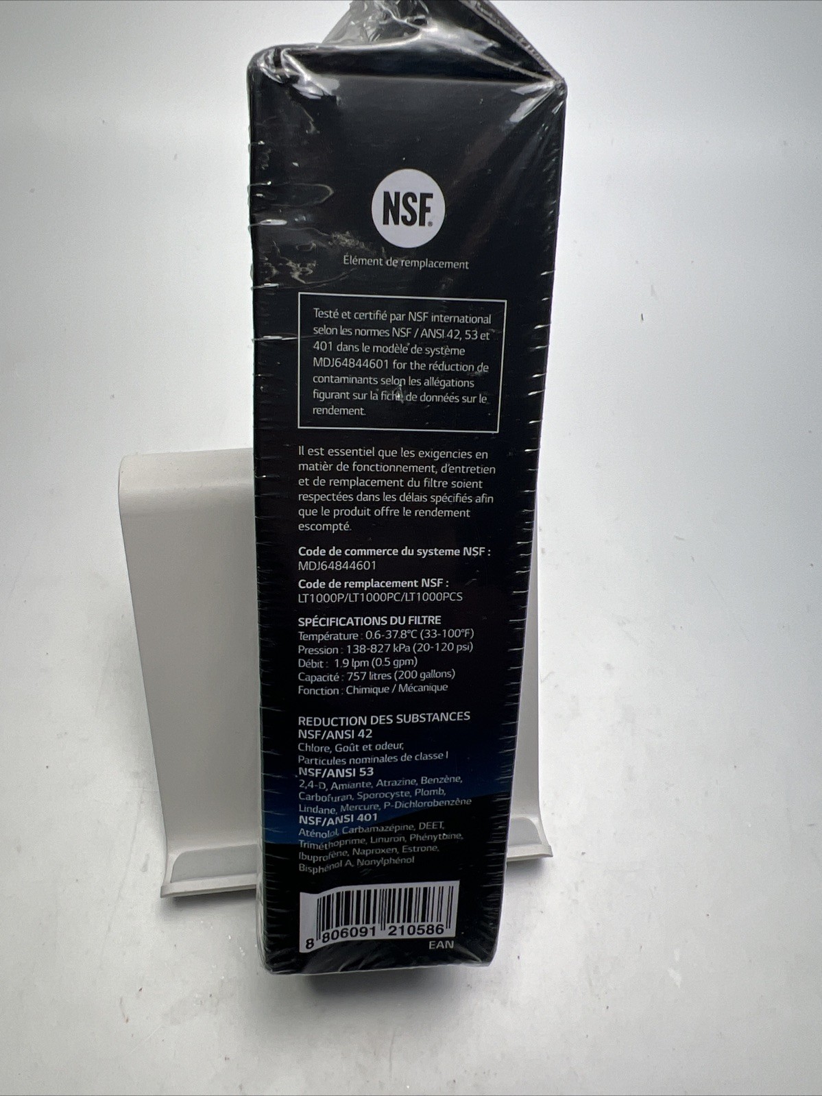 Genuine LG LT1000P 6Month /200Gal Capacity Replacement Refrigerator Water Filter