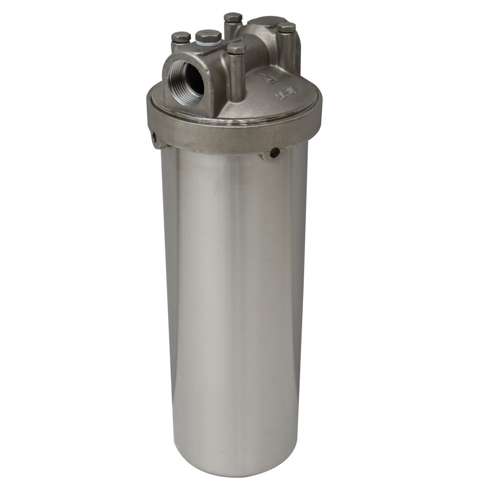 304 Stainless Steel Heavy Duty Water Filter Housing for 10″L cartridges 3/4″NPT