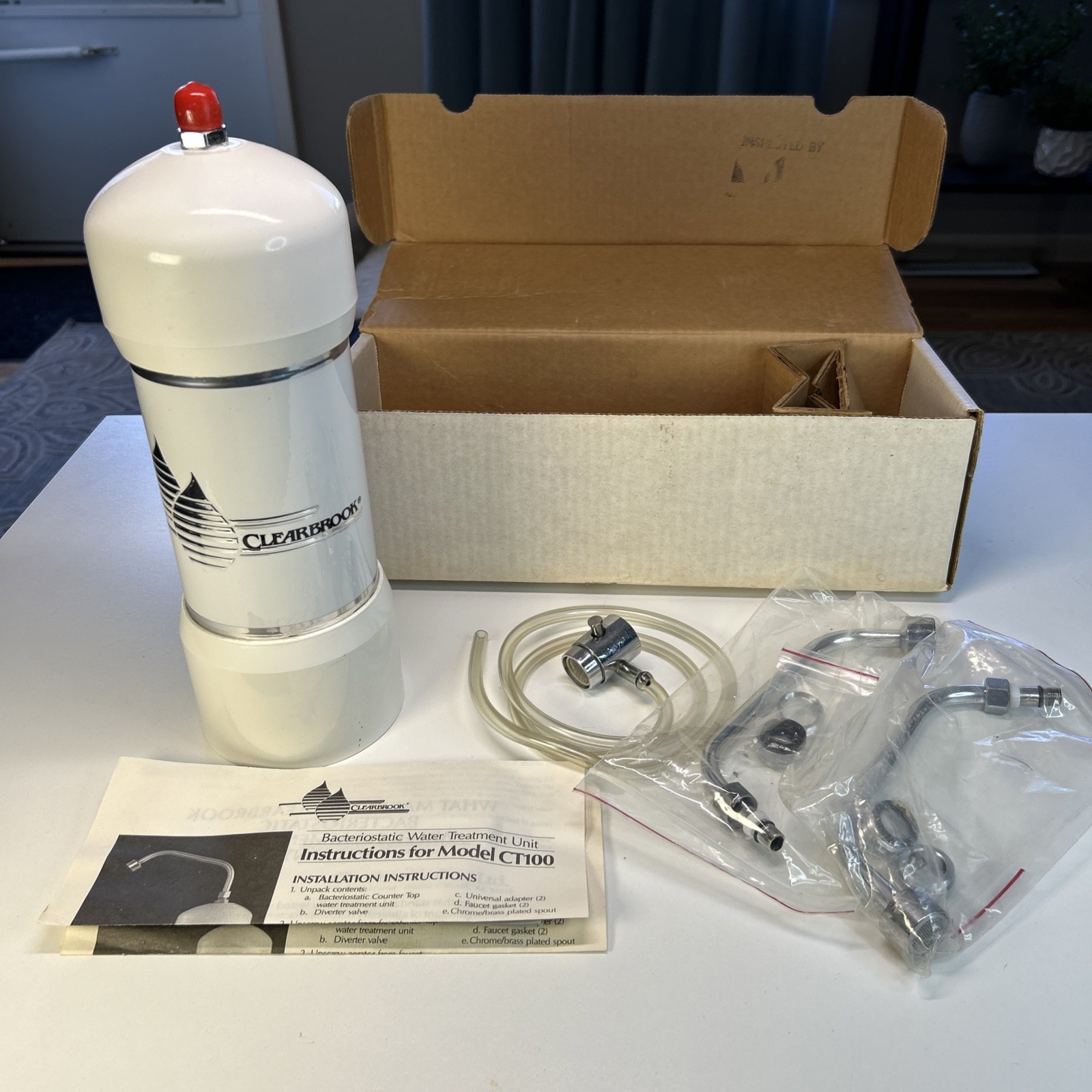 Clearbrook Bacteriostatic Water Treatment Unit Model 100 Countertop Unit New!