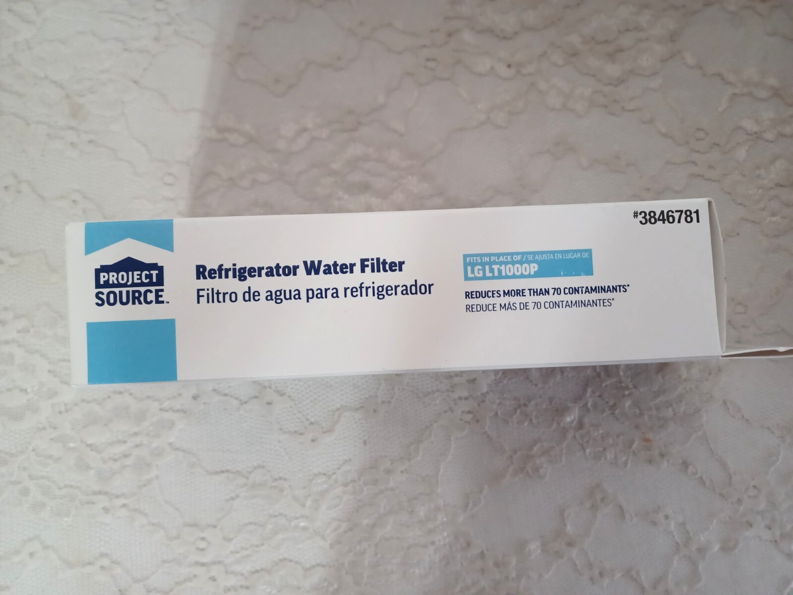 Project Source Twist-in Refrigerator Water Filter L-5-2 Fits LG LT1000P 2-Pack