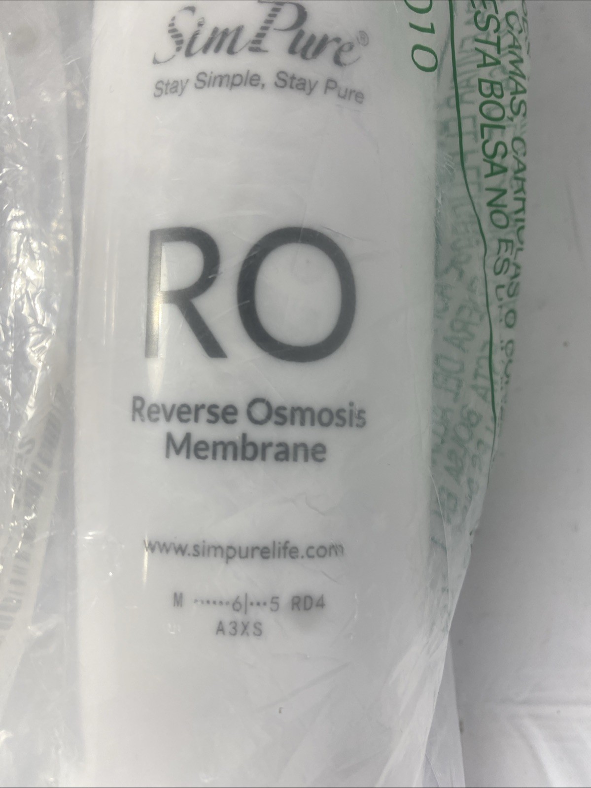 Set of 2 SimPure Series RO/CF Filter Replacement Cartridge Open Box