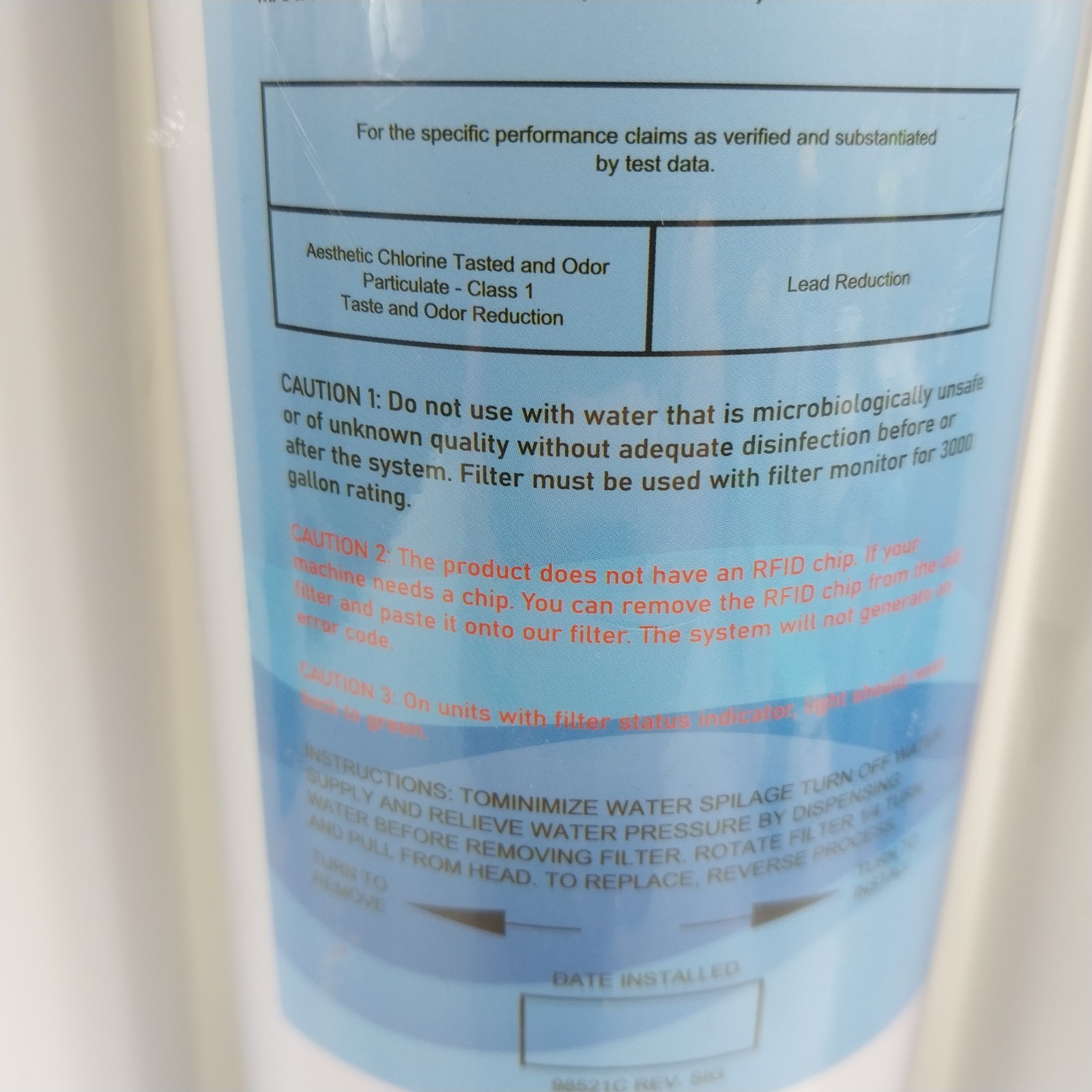 3-Pack Replacement Water Filter for Elkay 51300C EWF3000 3000 Gal 1.5GPM SEALED