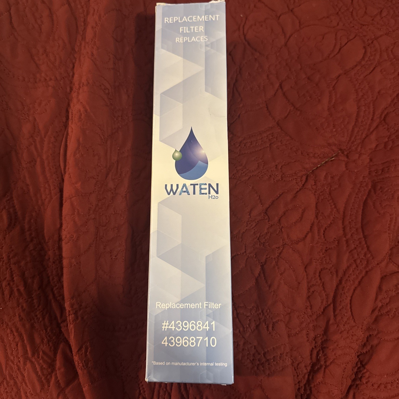 Waten H20 4396841 *4396710 Water Replacement Filter 3 EDR3RXD1 Brand New Sealed