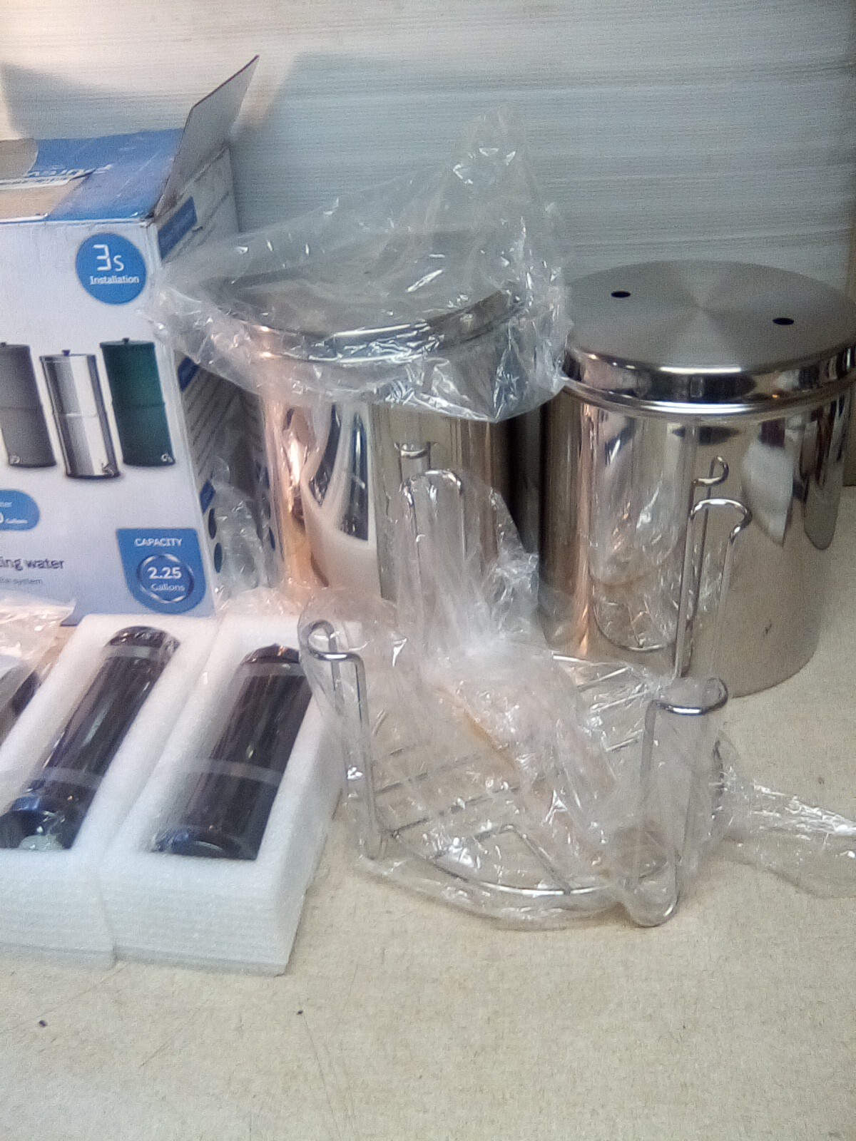Purewell Countertop Gravity Water Filter 2.25 Gallons