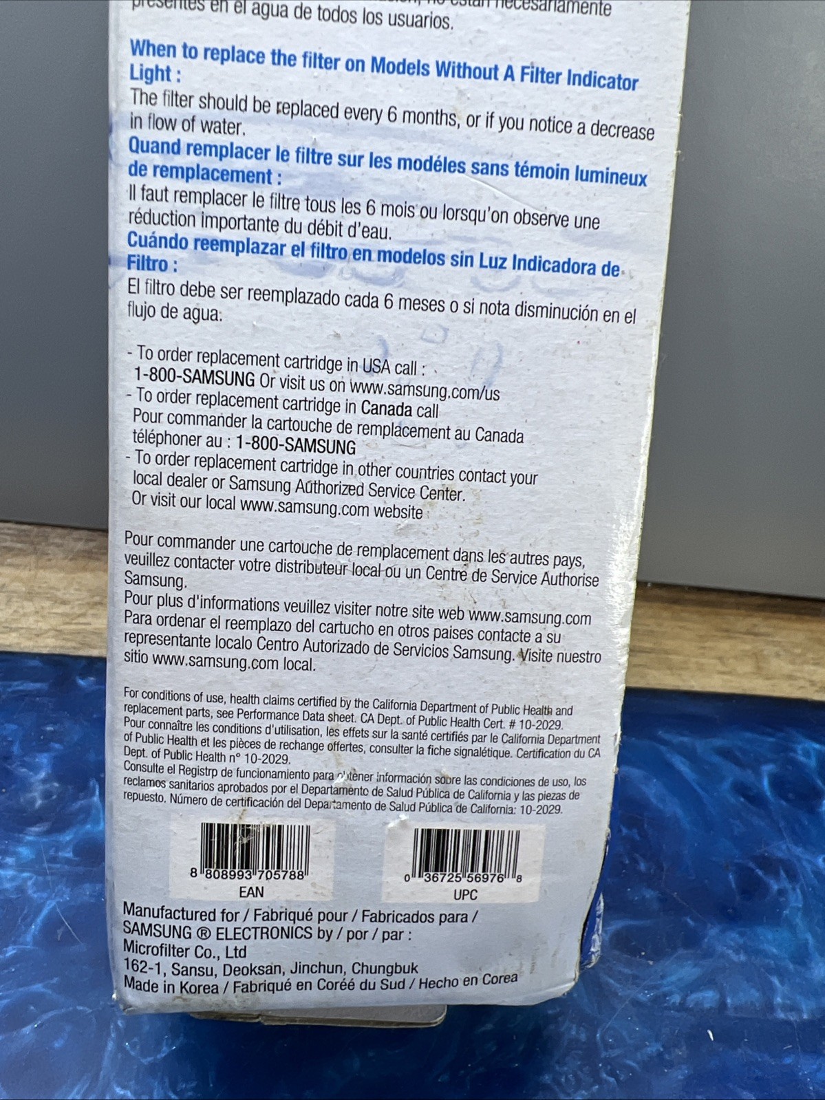 Genuine Samsung DA29-00020B HAF-CIN/EXP Refrigerator Water Filter (New)