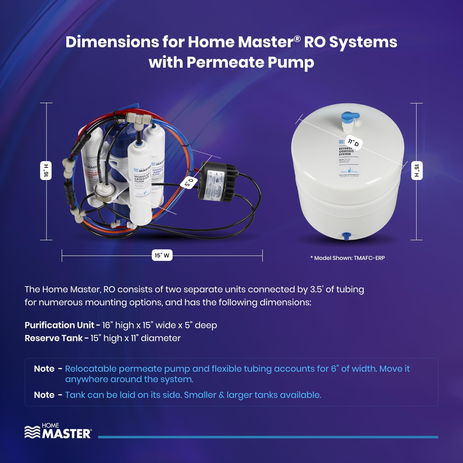 Home Master TMAFC ERP Artesian Full Contact Reverse Osmosis System 7 Stages