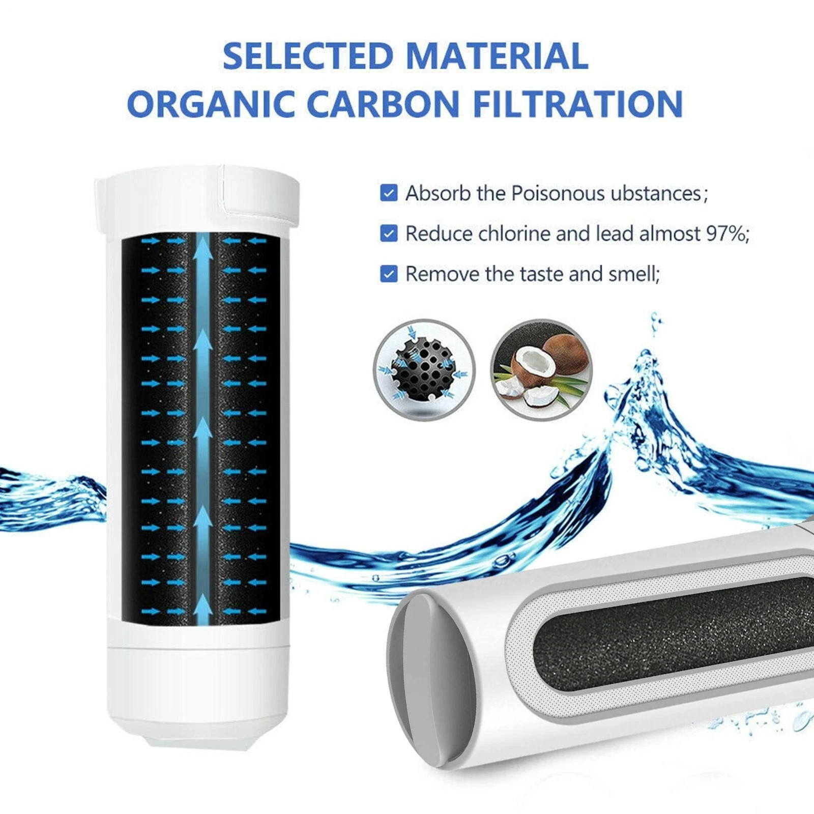 Genuine GE XWFE Refrigerator Water Filter Replacement without chip 1 pack (New)