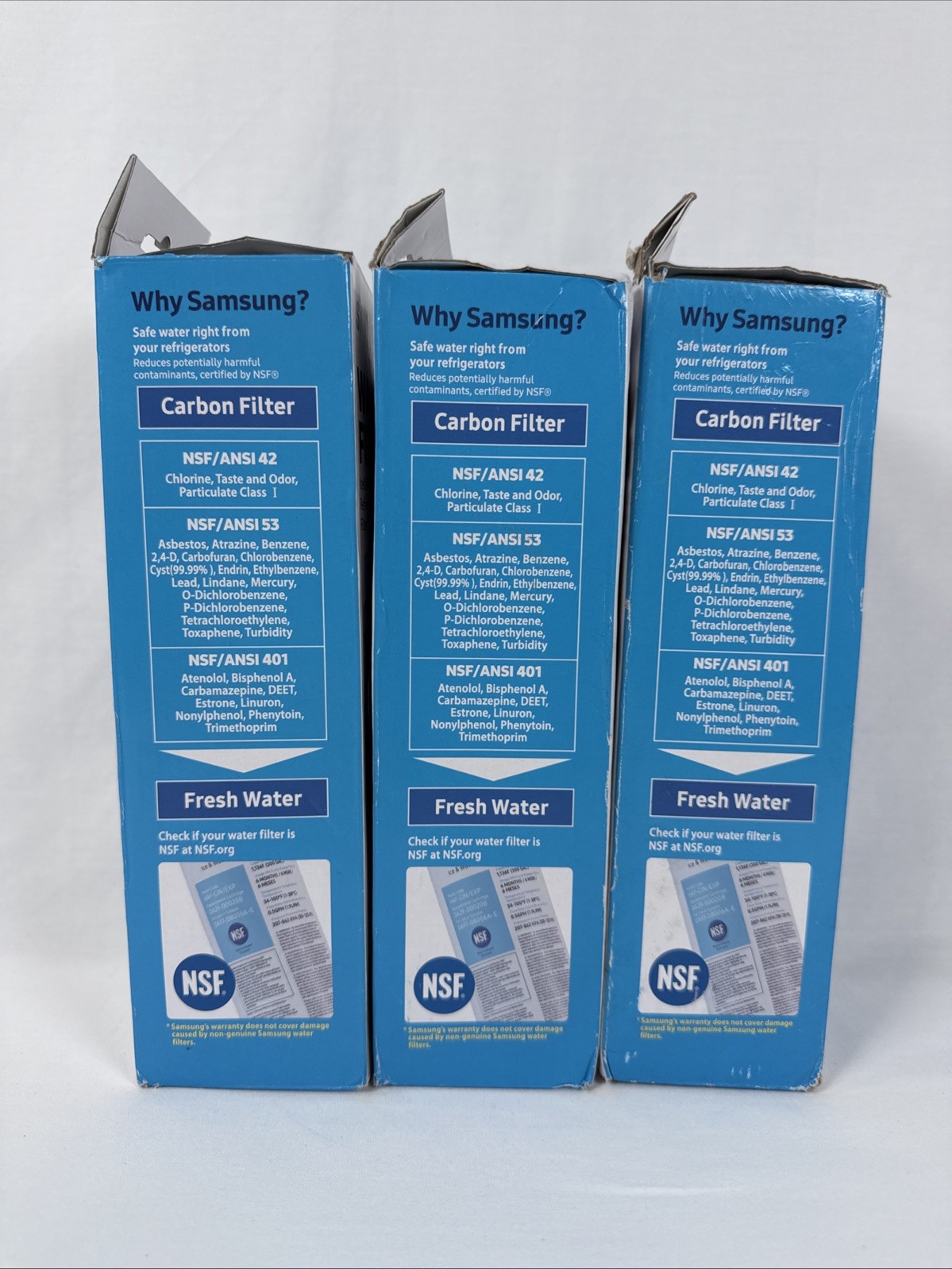 3 Pack New Samsung DA29-00020B HAF-CIN/EXP Replacement Refrigerator Water Filter