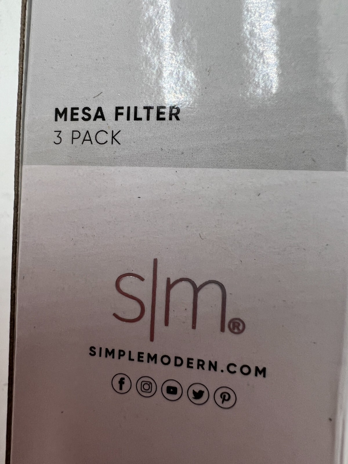QTY 6 Simple Modern Water Filter Replacement for Water Bottle 40 gal