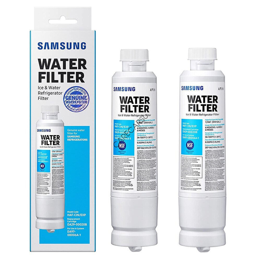 1-6 Pack Samsung DA29-00020B HAF-CIN/EXP Replacement Refrigerator Water Filters