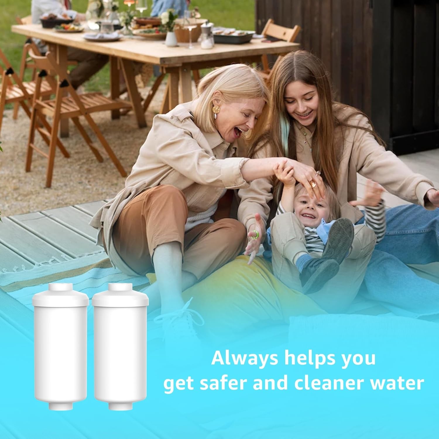 AQUA CREST Fluoride Water Filter, Replacement for Berkey® PF-2®