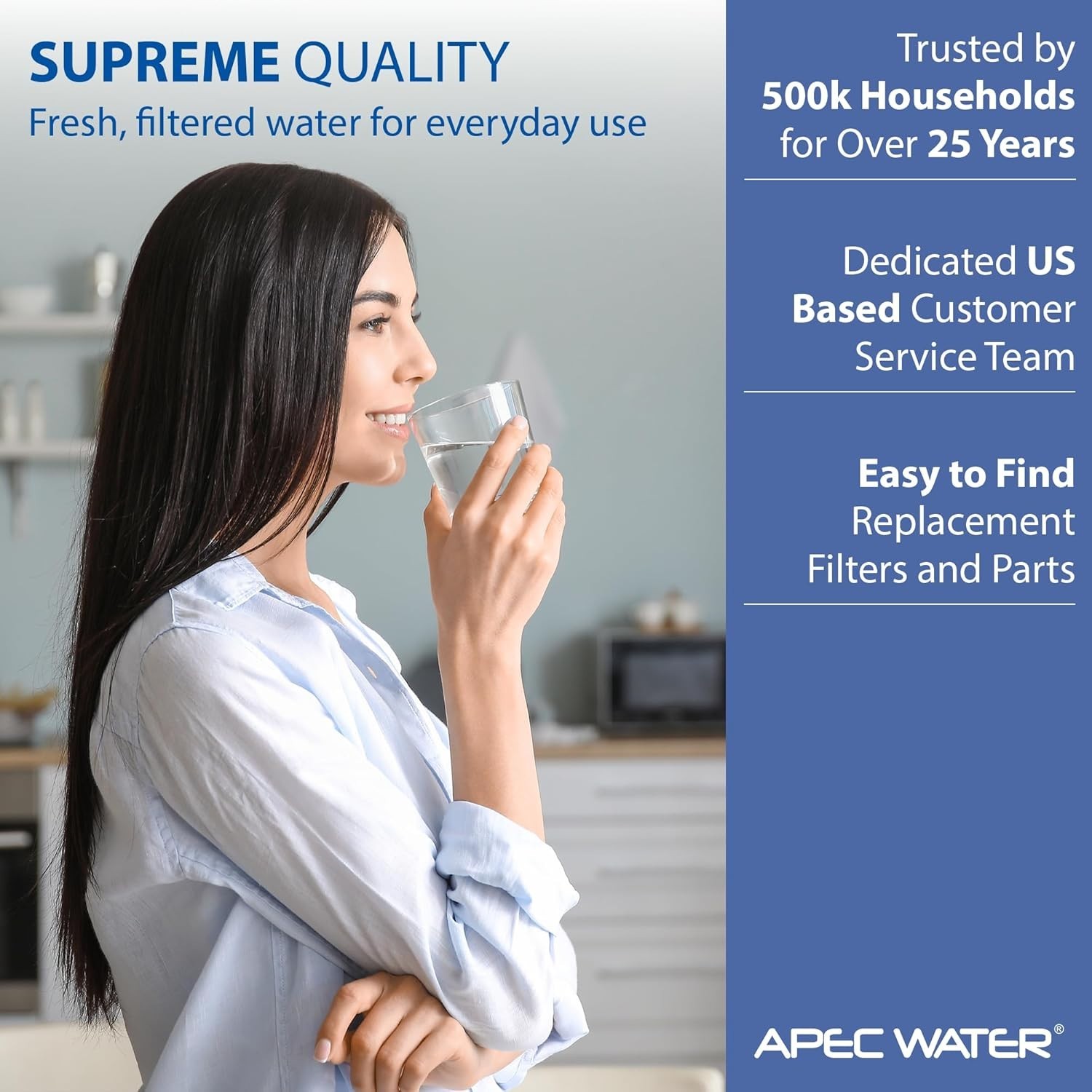 10-Inch High-Capacity Multi-Stage Filters for APEC RO Systems – Made in the USA