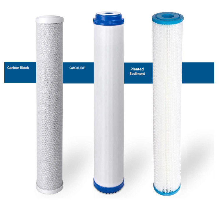 Commercial 400 GPD RO Reverse Osmosis Water System + Booster Pump 20″ Filters