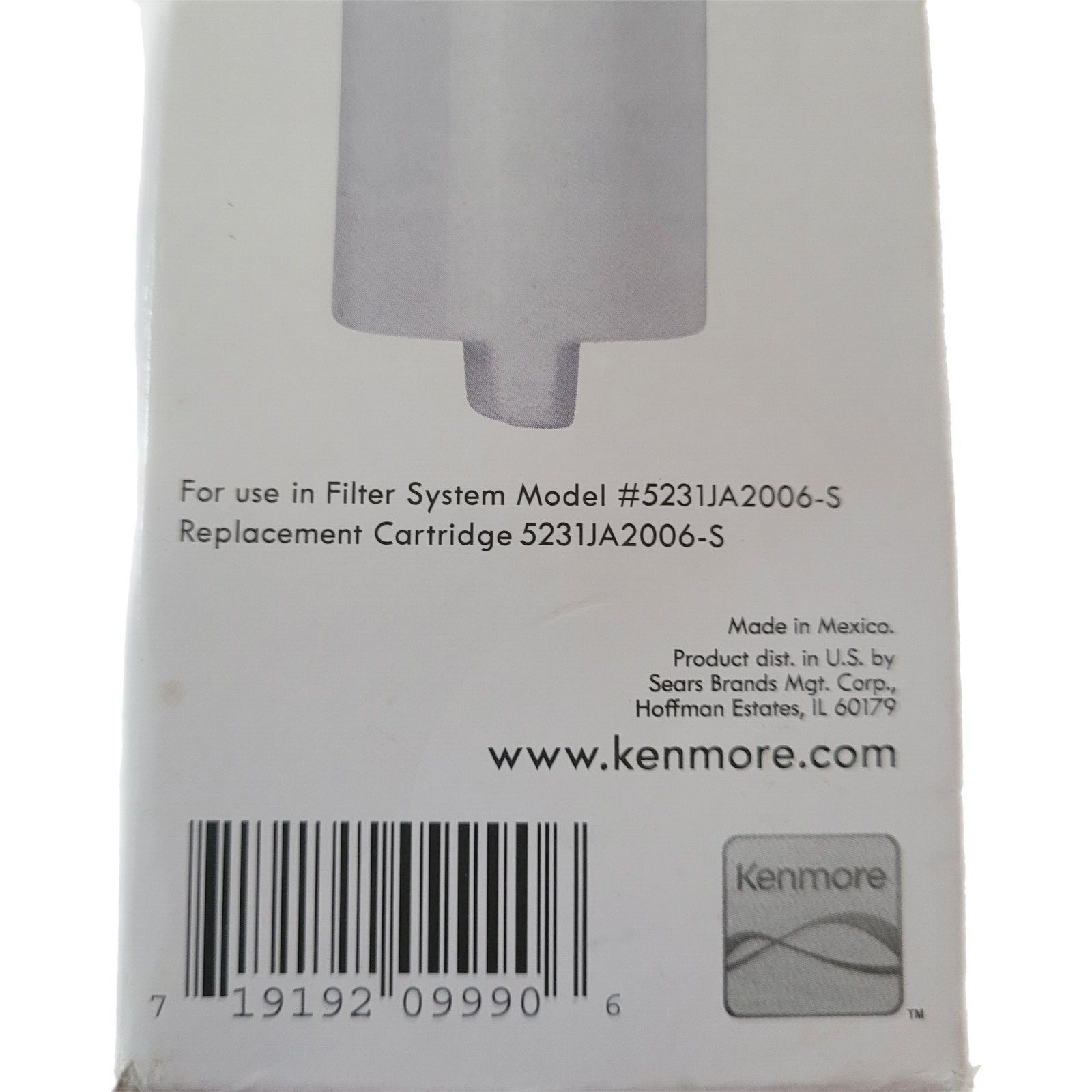 Kenmore 9990 Water Filter For Aqua Optima Evolve – White NEW Sealed