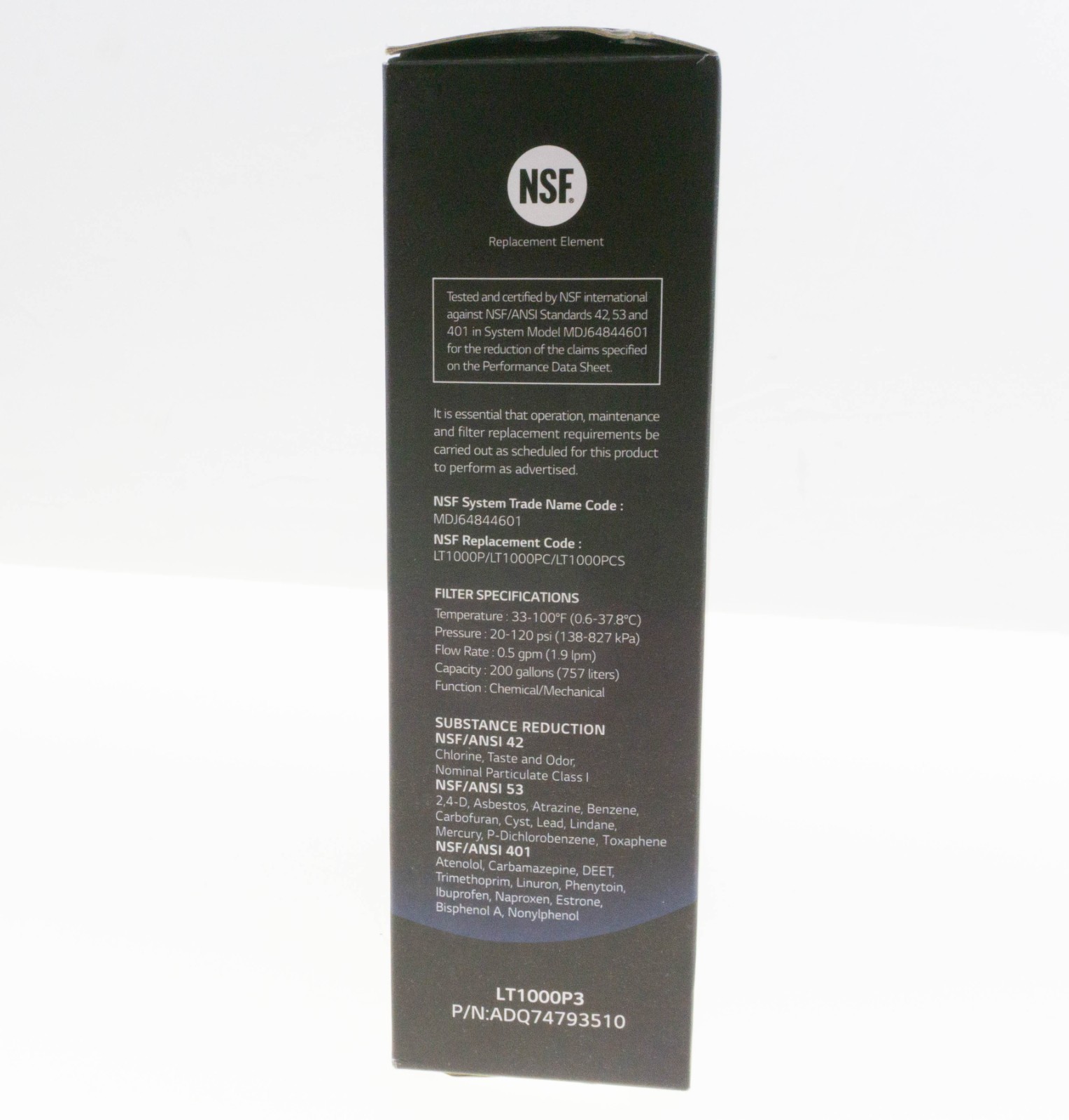GENUINE OEM Water Filter LG LT1000P3 – 3 Pack New in Box ADQ747935 SEALED