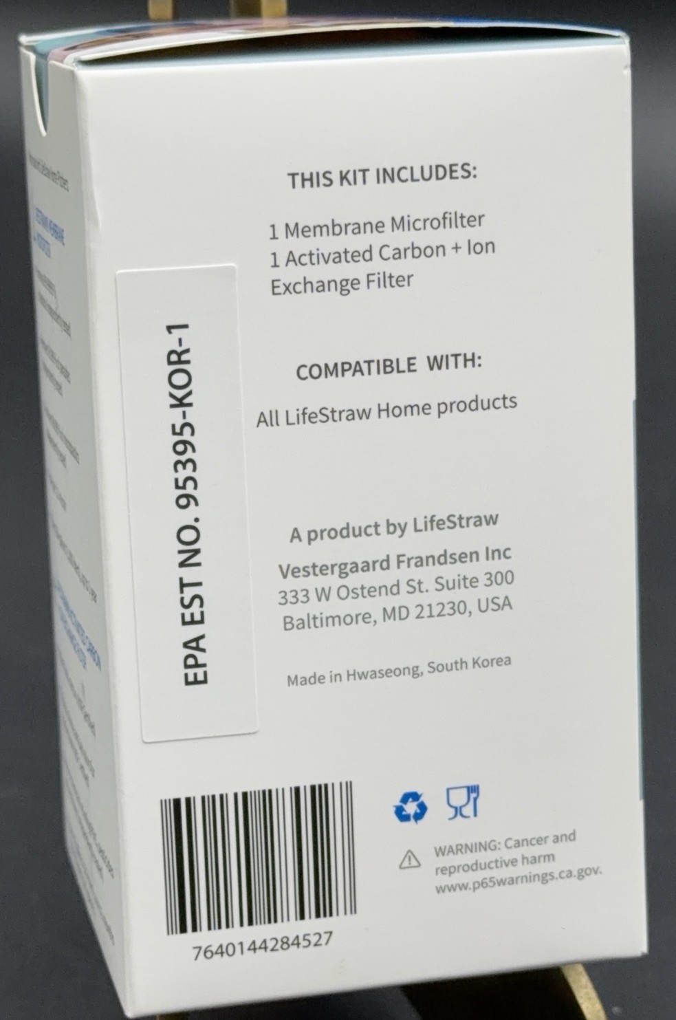 LifeStraw 1 Membrane Microfilter and Activated Carbon + Ion Exchange Filter NEW