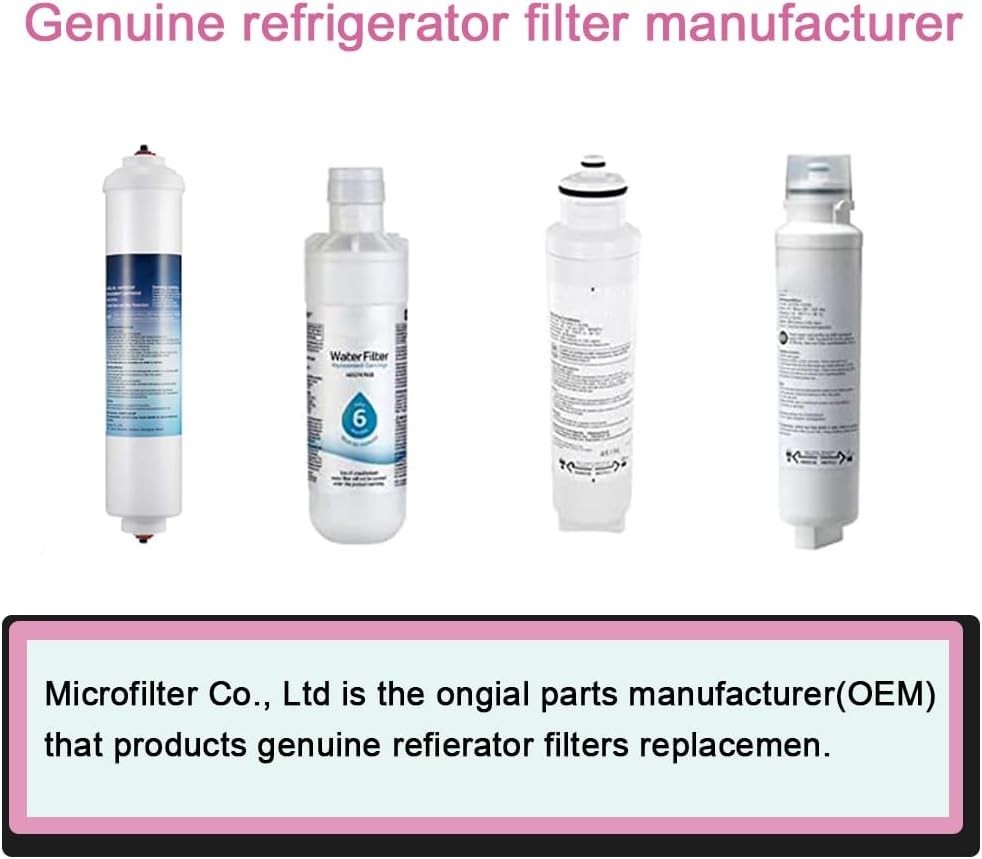 Crystal-Clear Water Filter Replacement, 99% Reduction