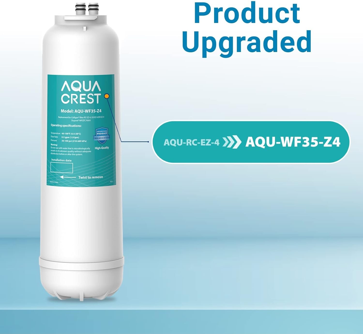 AQUA CREST RC 4 EZ-Change Premium Water Filtration Replacement Cartridge,1 Pack