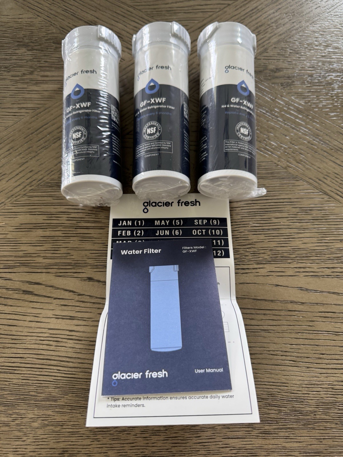 XWF Replacement for GE XWF Refrigerator Water Filter Pack of 3 (Not XWFE)