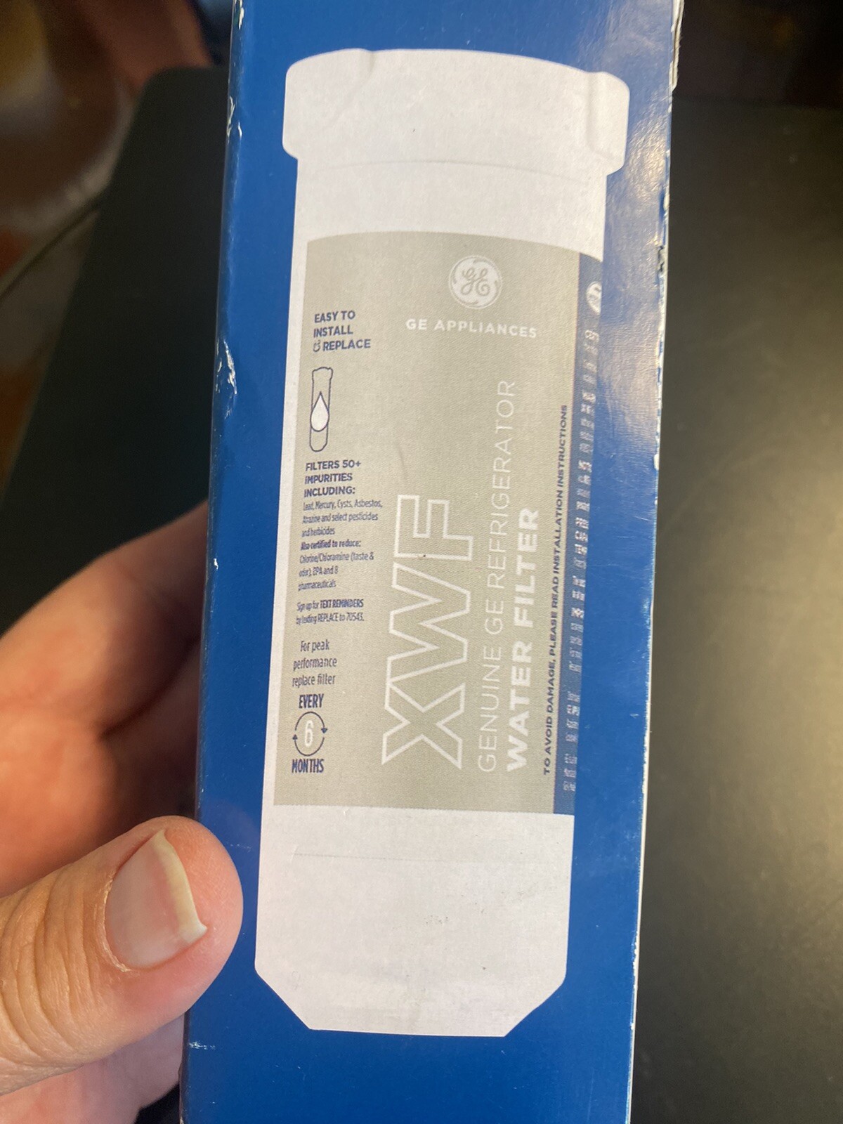 GE Appliances XWF Water Filter – White