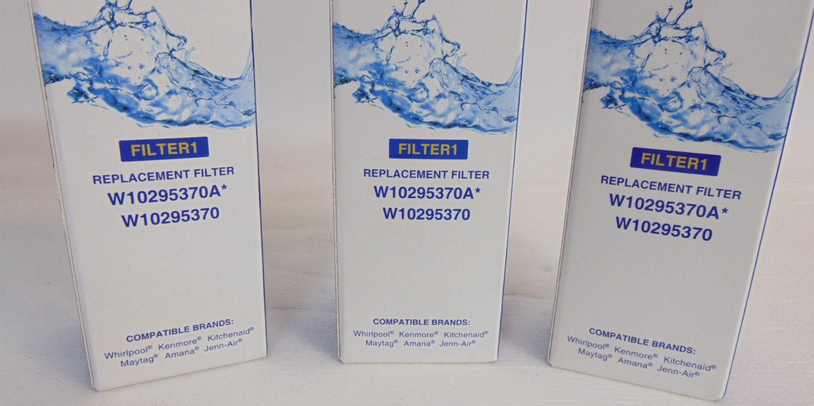 EDR1RXD1 W10295370A 3 Pack Water Fridge Filter 1 Stahomily ST1 Kenmore Maytag