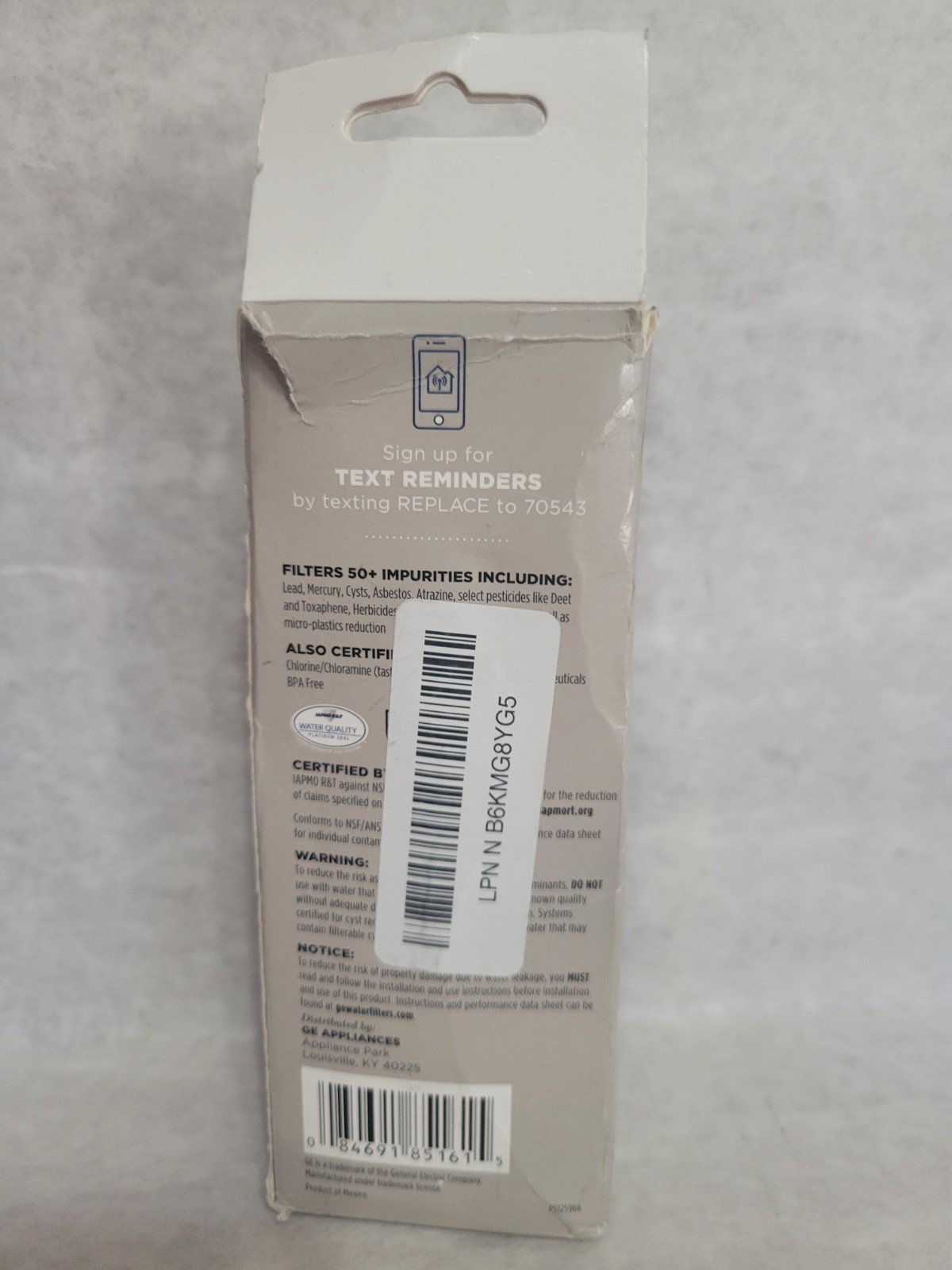 GE XWFE Refrigerator Water Filter Genuine Replacement Cartridge Sealed NOB