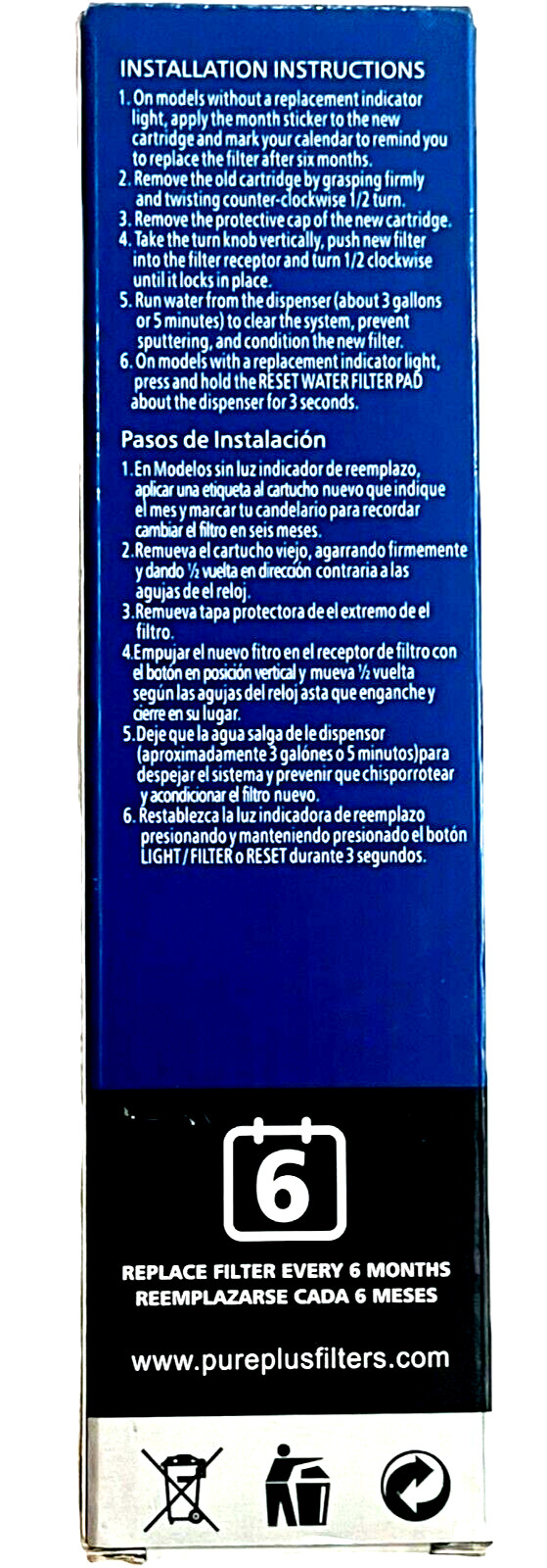 Pureplus Pro PP-RWF1200AH Water Filter – NEW & Sealed