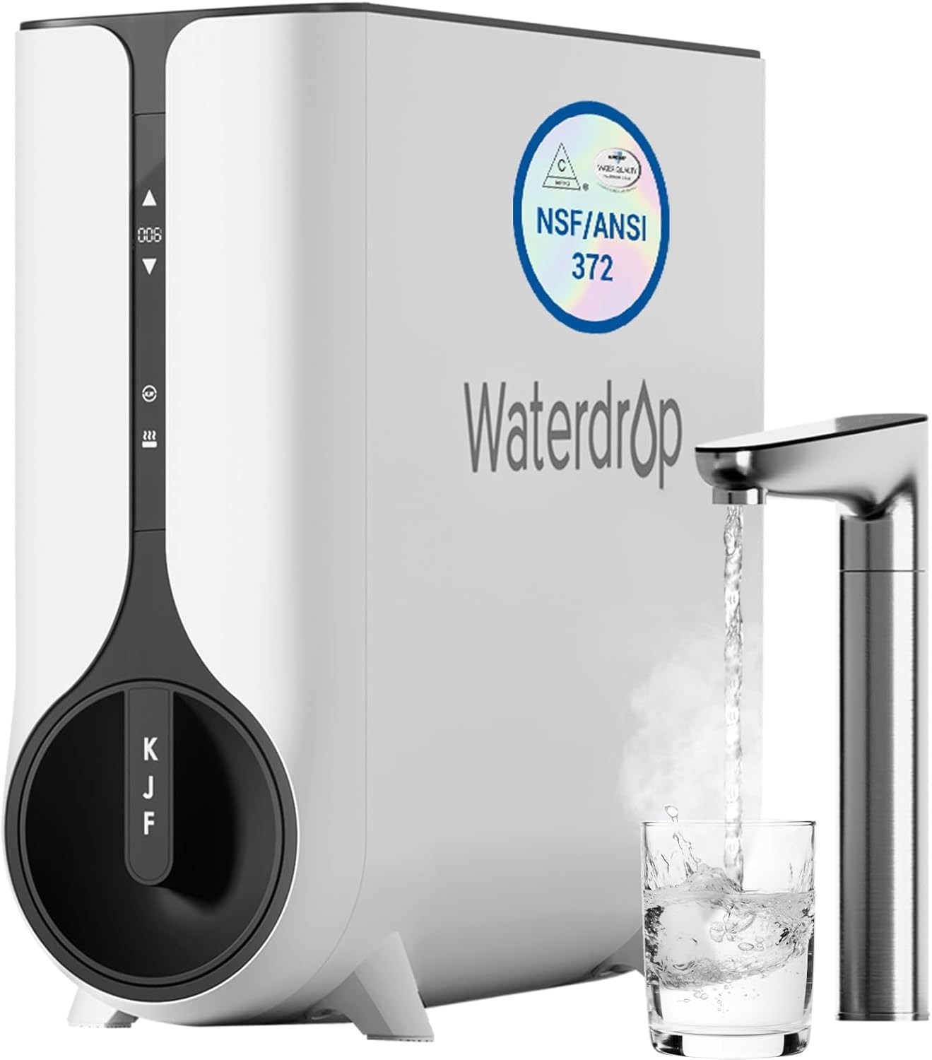 Waterdrop KJ600 Reverse Osmosis System, Instant Hot Water Dispenser, 600 GPD
