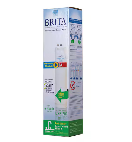 BRITA Redi-Twist Replacement Filter Undersink USF-201 Code A NEW